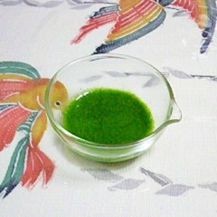 バジルドレッシングを作りました♪